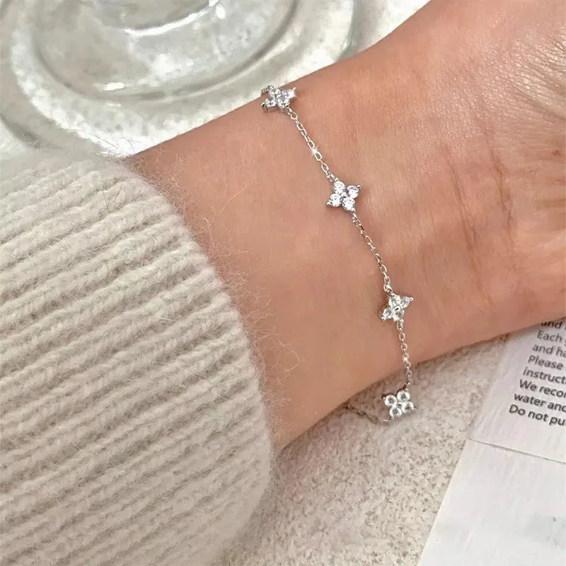 Four Leaf Steel Pendant