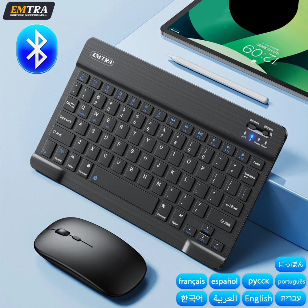 Compact Silent Bluetooth Mini Keyboard