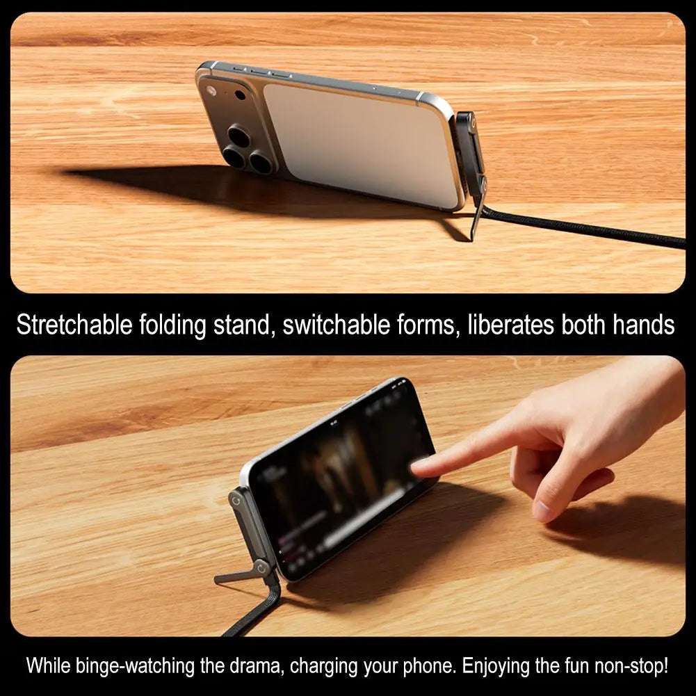 FlexCharge Foldable Cable and Phone Stand