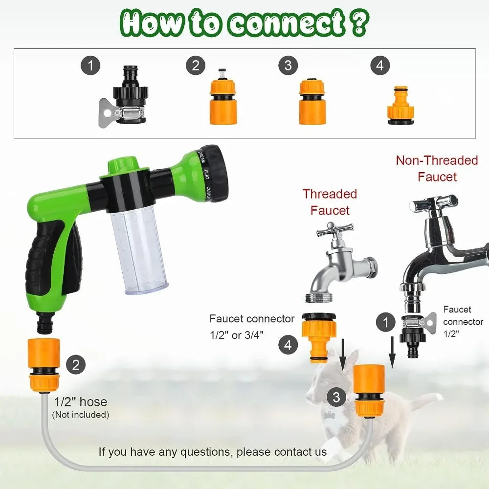 QuickWash Pet Shower Sprayer