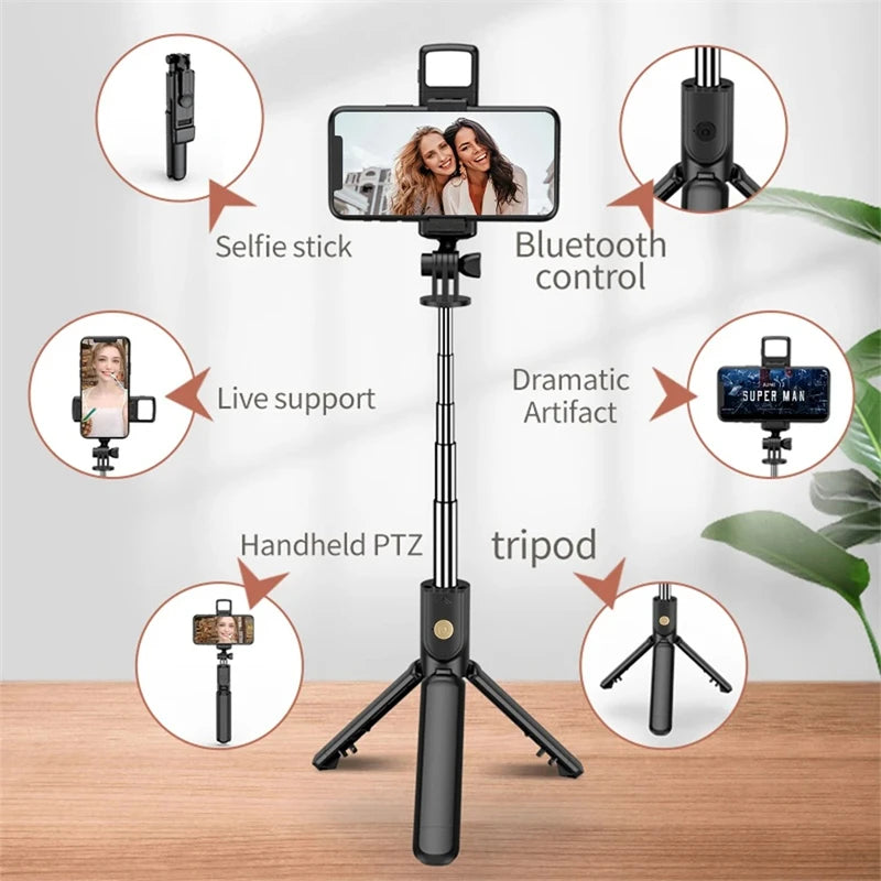 GlowGrip Selfie Tripod